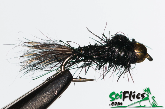 Picture of Gold Ribbed Hare's Ear - Black (x3)