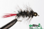 Picture of Red Tail Woolly Worm - Black (x3)