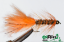 Picture of Woolly Bugger - Orange/Peacock (x3)