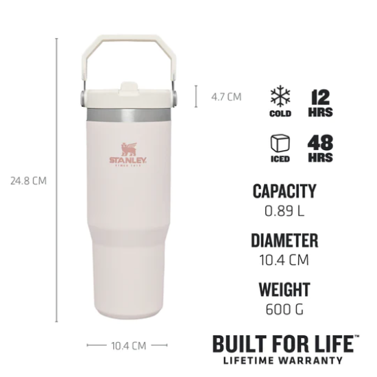 Picture of The Ice Flow™ Flip Straw Tumbler 0.89L/30oz