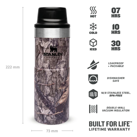 Picture of The Trigger Action Travel Mug 0.47L/16oz - Mossy Oak Camo