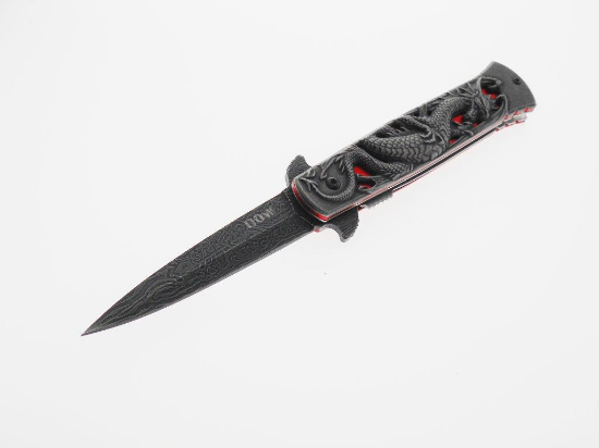 Picture of Alu Handle Dragon With Red Innerslice