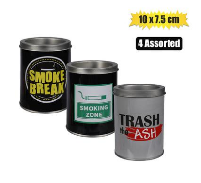 Picture of Ashtray Tin Tub 10x7.5