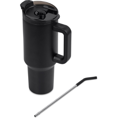 Picture of Alex Varga Maximus Stainless Steel Vacuum Mug 1.2litre Black