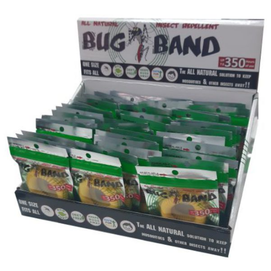 Picture of Bug And Mosquito Repellant Bracelet 48 Pce Pdq Yellow