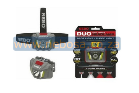 Picture of Nebo Grey Duo Headlamp