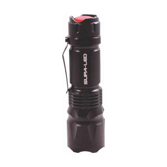 Picture of Supa Led Caracal 5w Led Tactical Flashlight W/clip 3xaaa