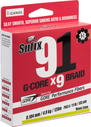 Picture of Sufix 91 Low Viz Green 300m