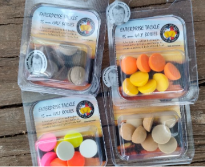 Picture of 15mm Half Boilie Mixed Orange & Yellow