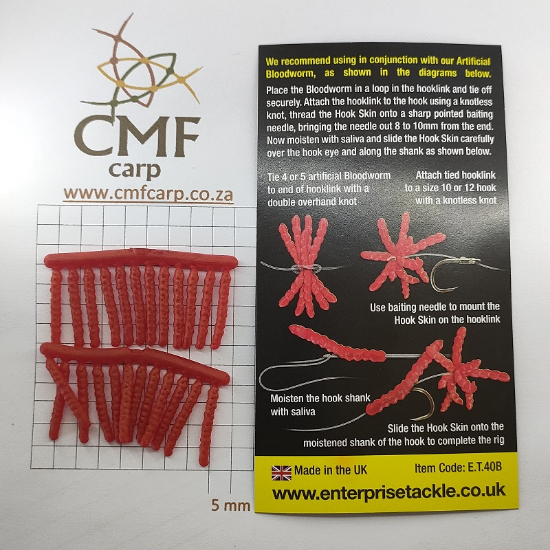 Picture of Blood Worm Hook Skins