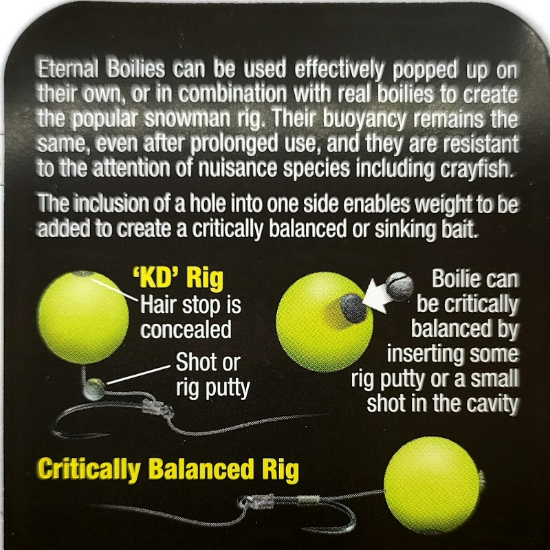 Picture of 12mm Boilies Fluoro Yellow