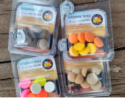 Picture of 15mm Half Boilie Mixed Fluoro & White