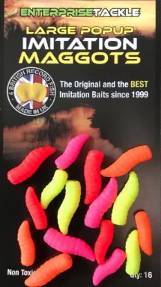 Picture of Large Imitation  Maggots Fluoro Mixed Pa