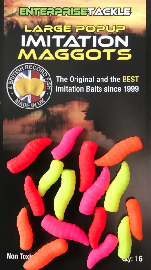 Picture of Large Imitation  Maggots Fluoro Mixed Pa