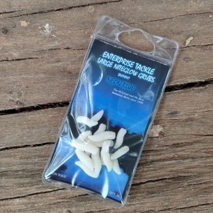 Picture of Niteglow Grubs Neon Blue
