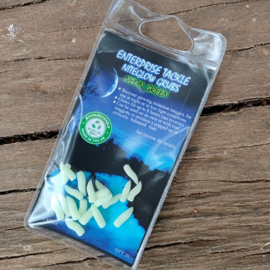 Picture of Niteglow Grubs Neon Green