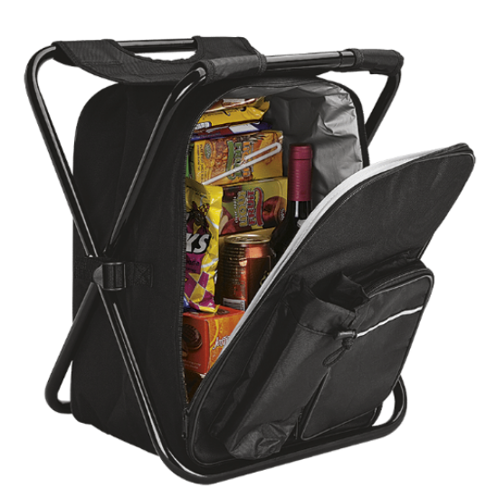 Picture of Picnic Chair Backpack Cooler 420d 600d Peva Lining Black
