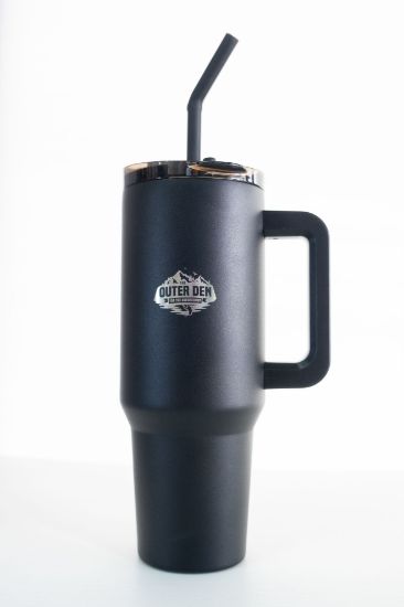 Picture of Alex Varga Maximus Stainless Steel Vacuum Mug 1.2litre Black